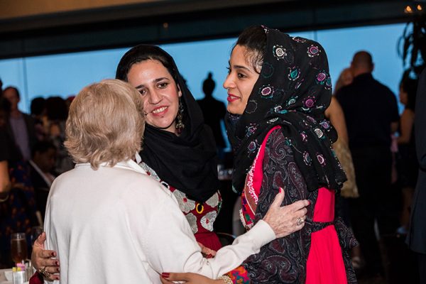 Farishta Rahmani and Bibi Yalda Seddiqi during the 2018 Leadership Development Graduation Gala