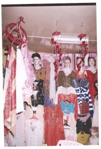Farghana - photo4 Some of the garments sold in Alimy's shop.