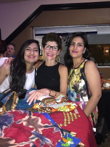 Homa Usmany with mentor Cindi Shelby and her childhood friend, Khatera Tarzi, now from Atlanta, GA (July 2015)